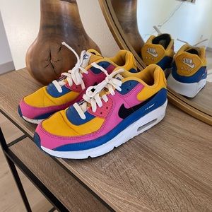 Nike Air Max 90 Suede Multicolor Sneakers